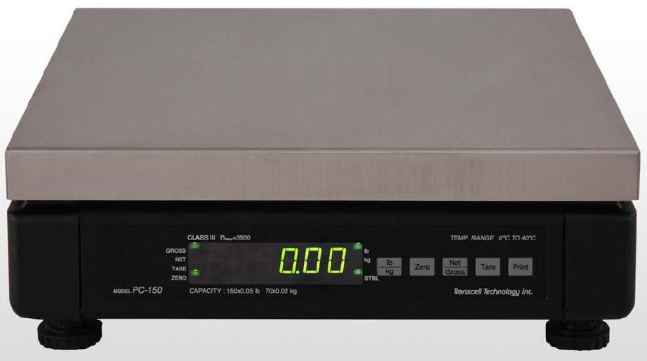 pc150 bench scale